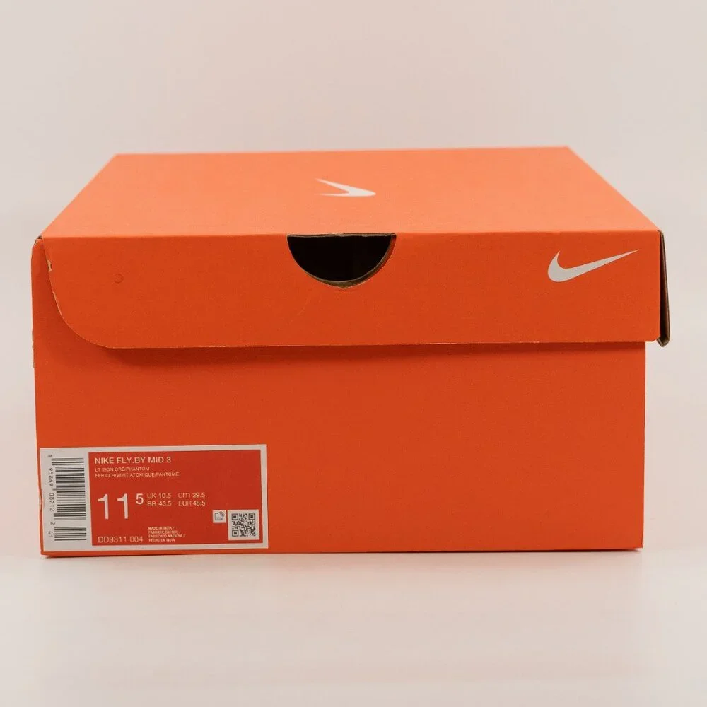 Nike Fly.By Mid 3 Light Iron Ore DD9311-004 Basketball Multi Size